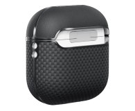 PITAKA Aramid Fiber Magnetic Case black/gray AirPods 4 - 1369419 - zdjęcie 3